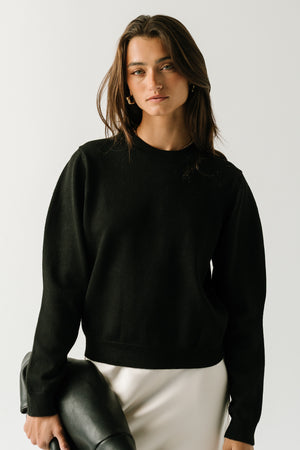 Amara Knit Sweater in Black