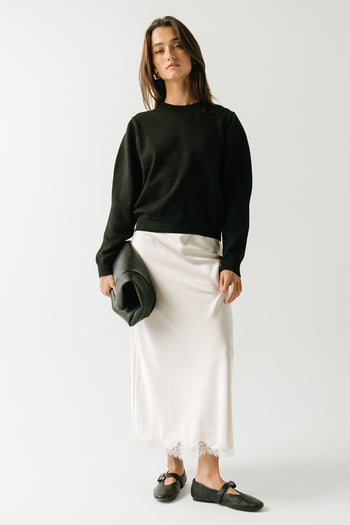 Amara Knit Sweater in Black