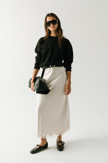 Amara Knit Sweater in Black