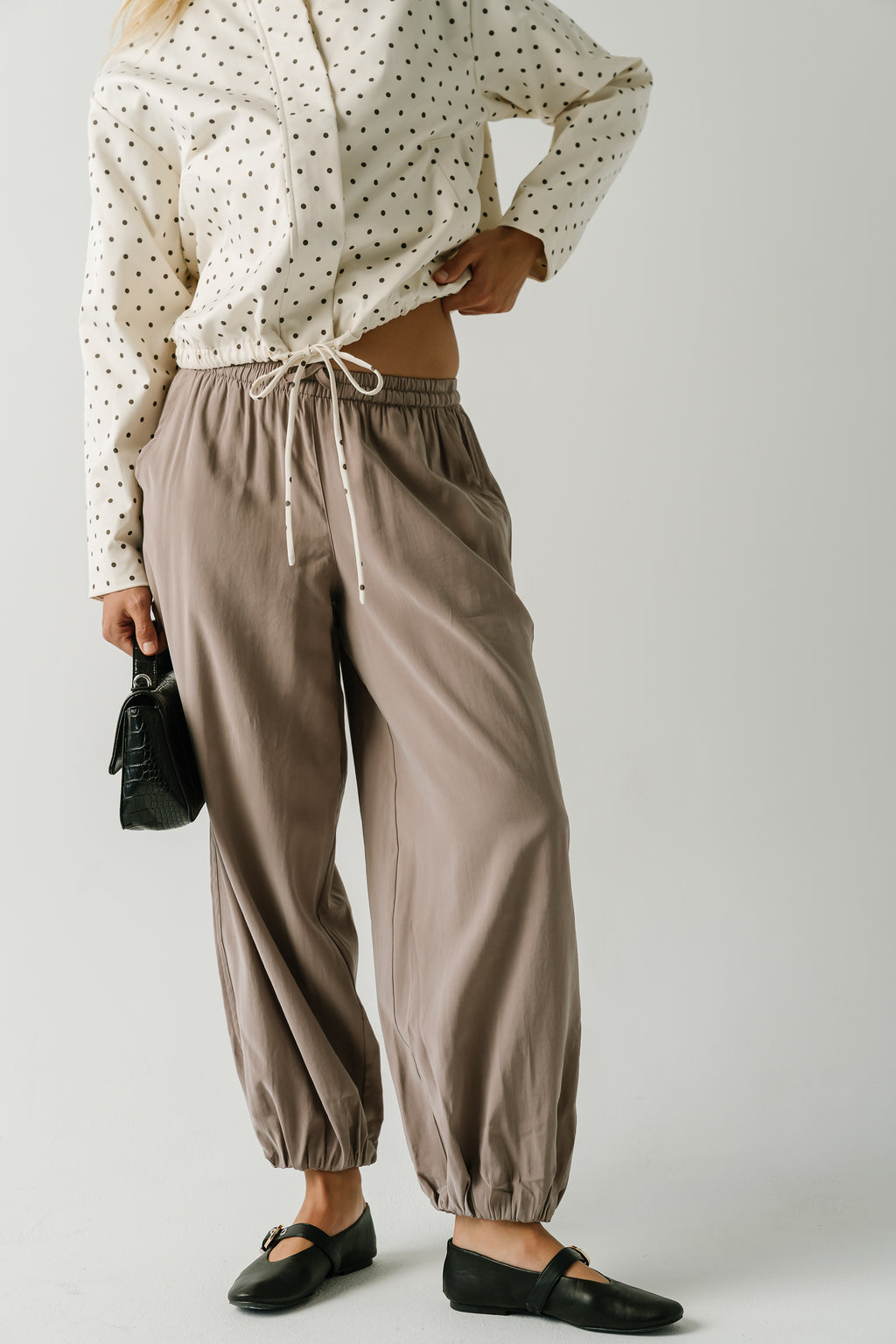 Andi Balloon Pants in Khaki