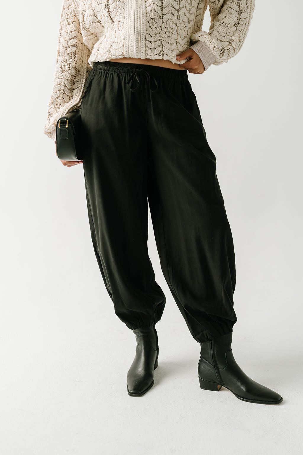 Andi Balloon Pants in Black