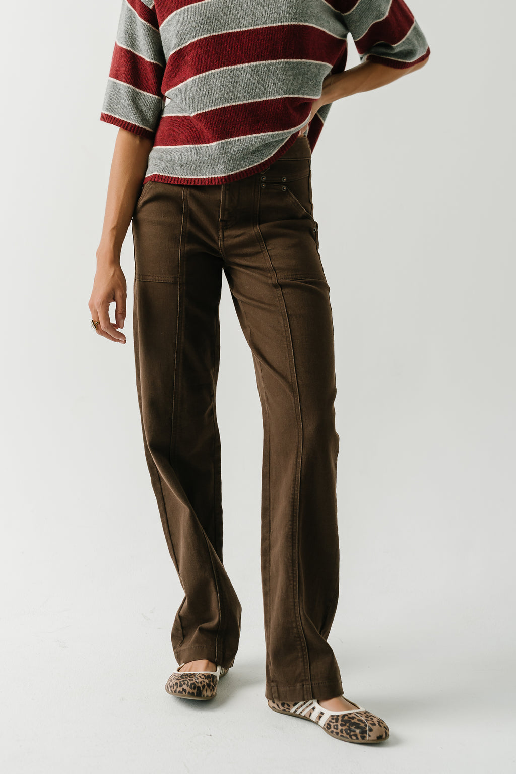 Ella High Rise Straight Leg Jeans