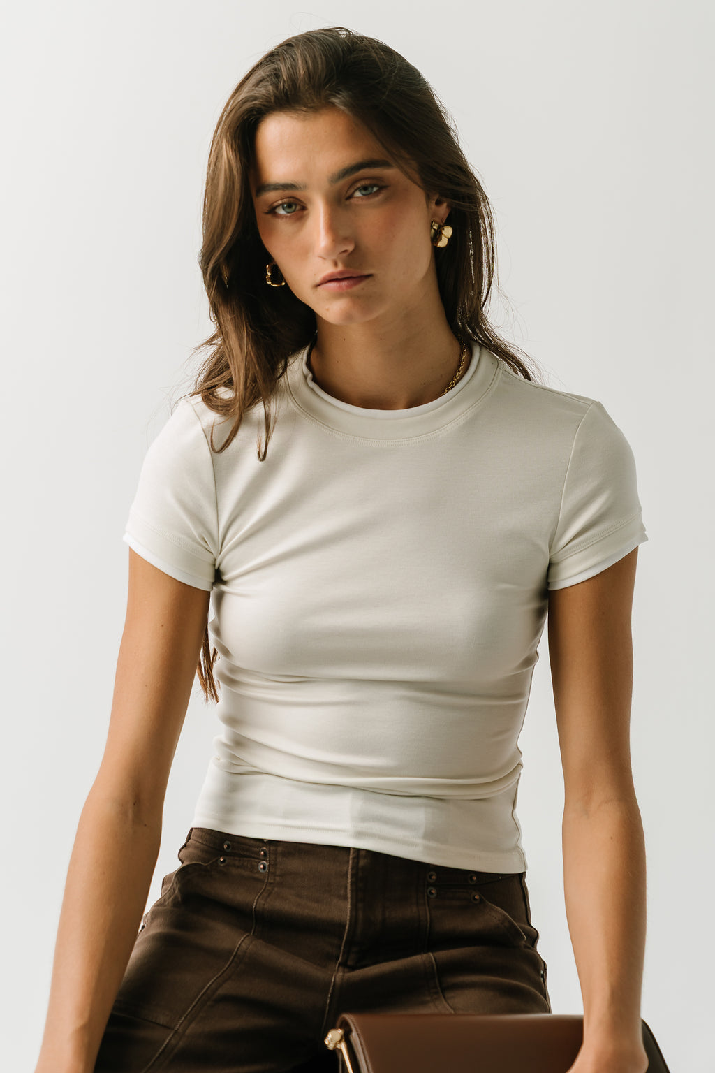 Sophie Baby Doll Top in Ivory