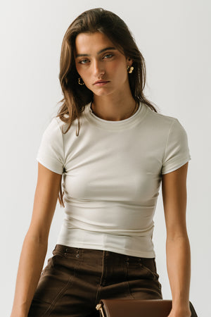 Sophie Baby Doll Top in Ivory
