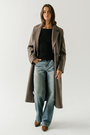 Nellie Boat Neck Top in Black