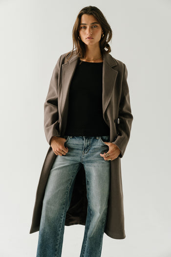 Nellie Boat Neck Top in Black