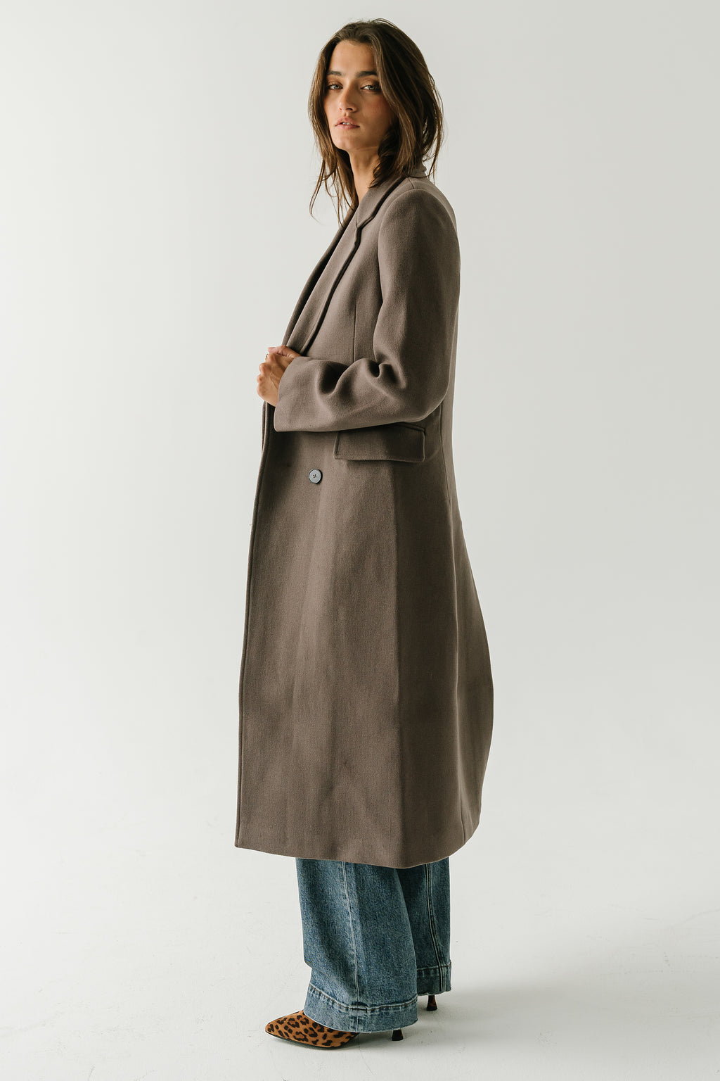 Marlowe Coat in Taupe