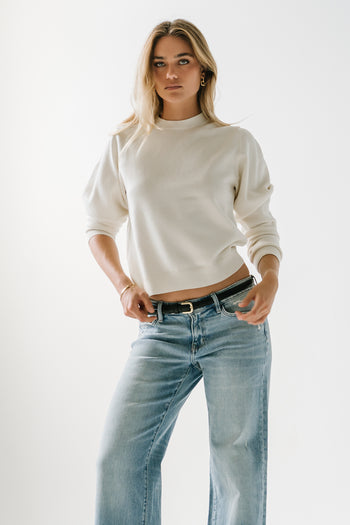 Amara Knit Sweater in Ivory
