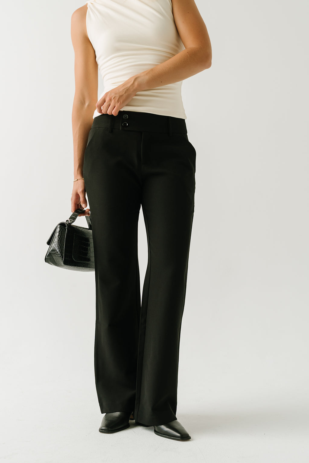 Gianna Trousers in Regular Black