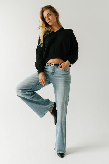 Jolene Knit Sweater in Black