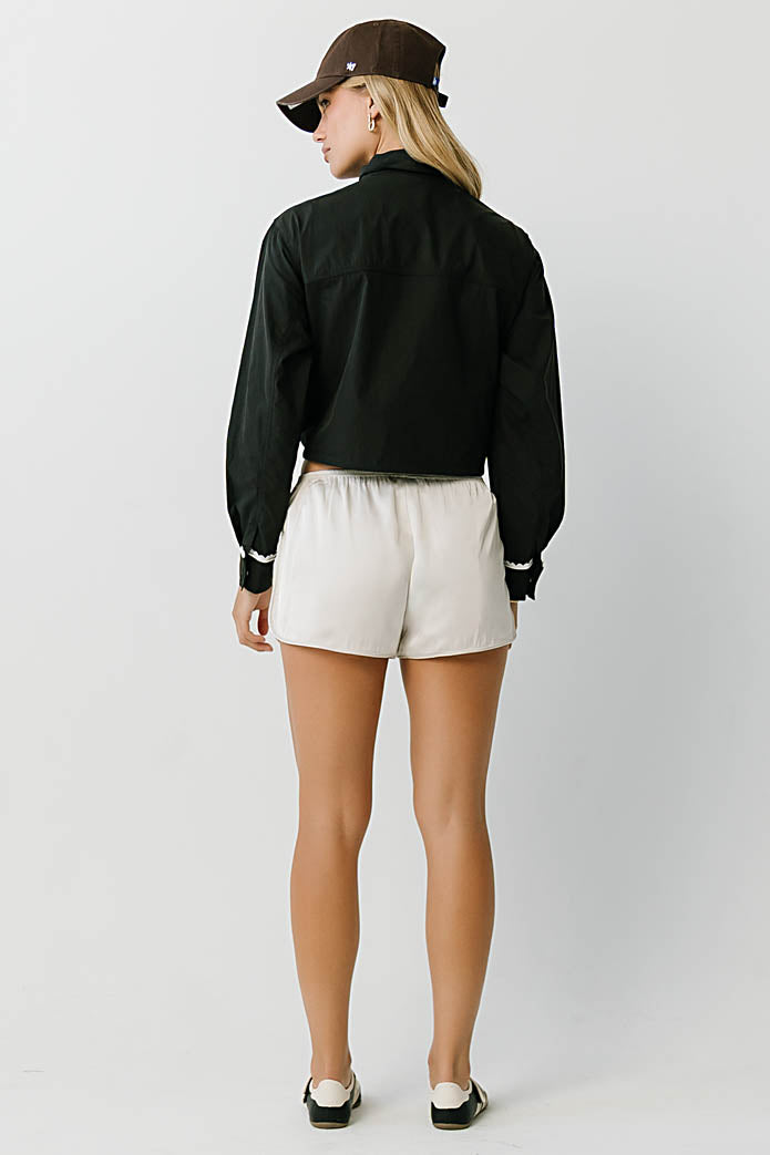 Charli Lace Trim Windbreaker