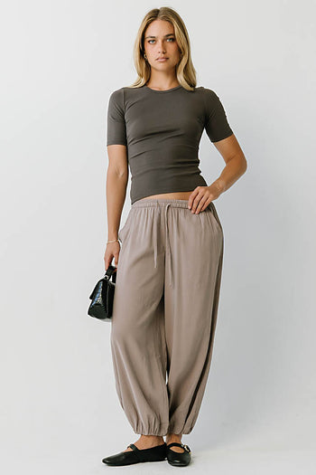 Andi Balloon Pants in Khaki