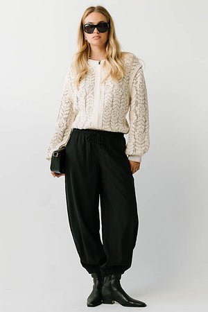 Andi Balloon Pants in Black
