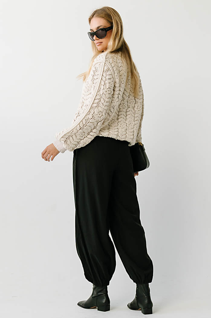 Andi Balloon Pants in Black