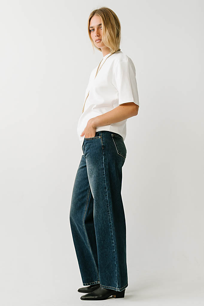 Gabi Oversized Tee in White