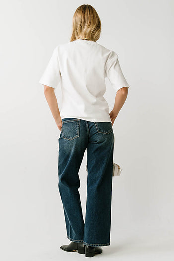 Gabi Oversized Tee in White