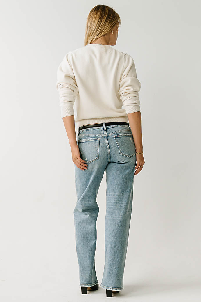 Amara Knit Sweater in Ivory