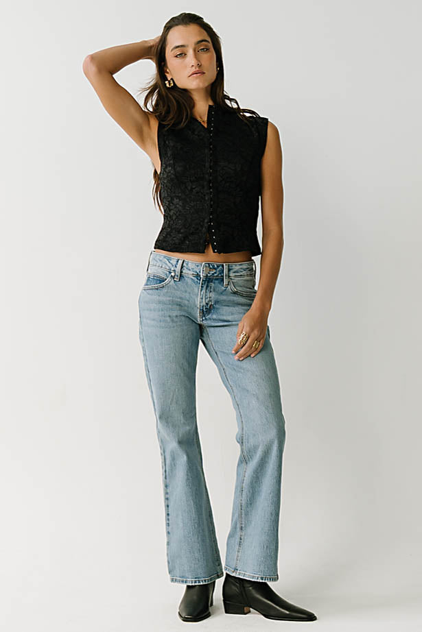 Evelyn Low Rise Bootcut Jeans
