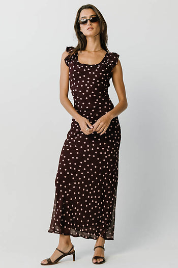 Isabelle Polka Dot Maxi Dress