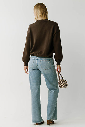 Jolene Knit Sweater in Brown