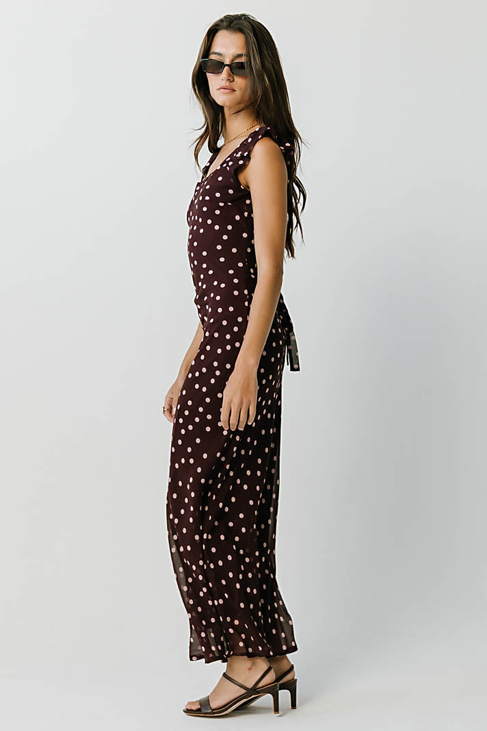Isabelle Polka Dot Maxi Dress