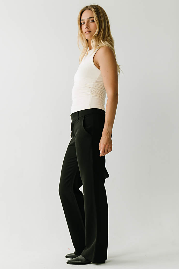 Aliza Ruched Top in Ivory