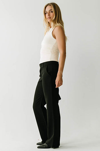 Aliza Ruched Top in Ivory