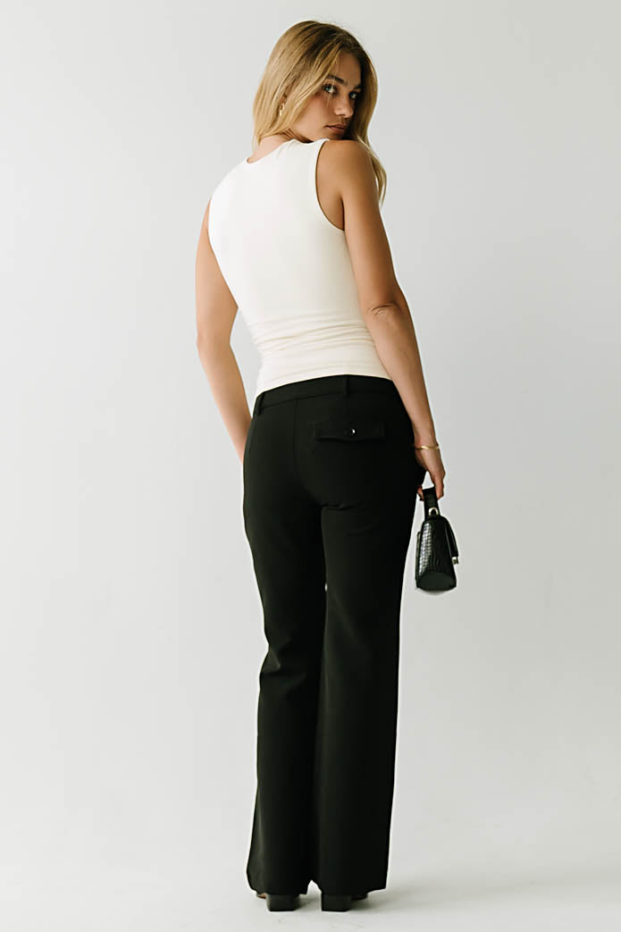 Gianna Trousers in Regular Black