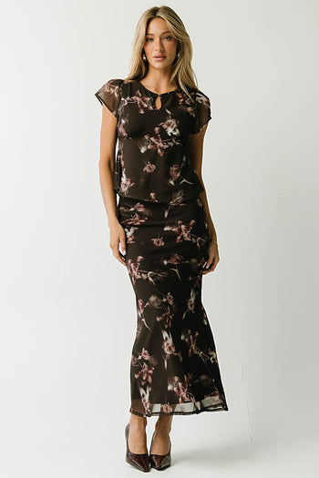Ruthie Floral Maxi Skirt