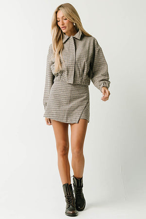 Sophie Houndstooth Skort