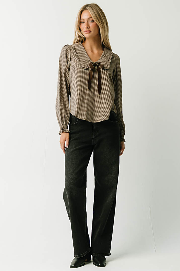 Romy Gingham Blouse