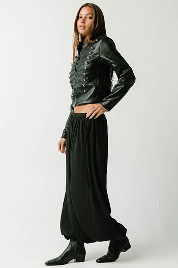 Analia Balloon Pants in Black