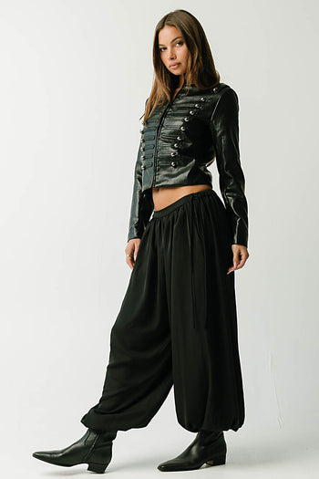 Analia Balloon Pants in Black