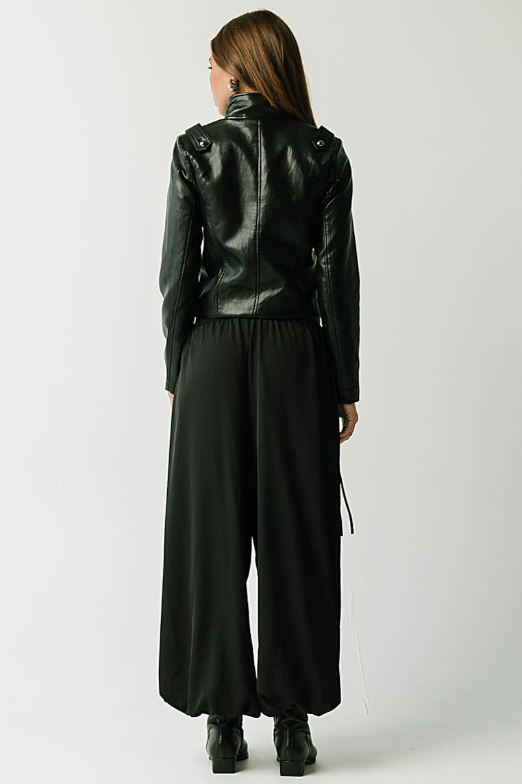 Analia Balloon Pants in Black
