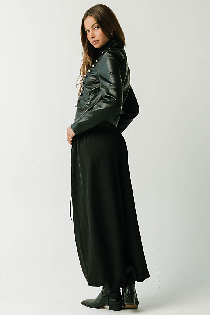Analia Balloon Pants in Black