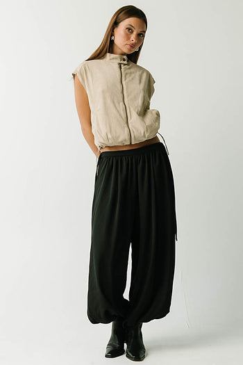 True Sleeveless Suede Vest