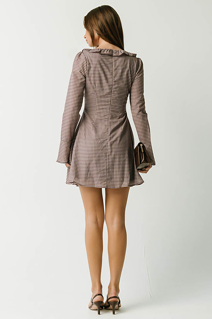 Alena Plaid Mini Dress