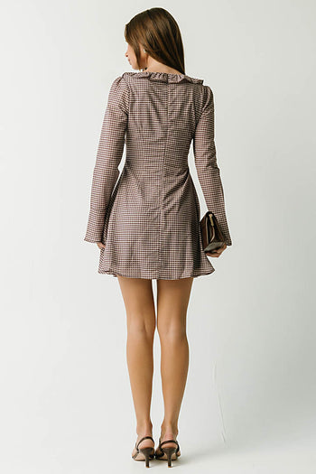 Alena Plaid Mini Dress