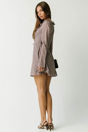 Alena Plaid Mini Dress