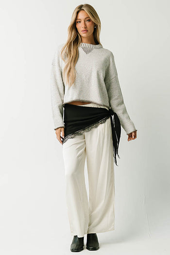 Shantel Two Tone Marled Sweater
