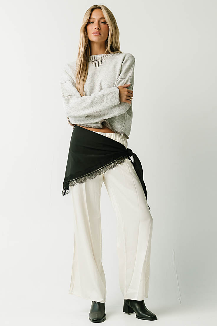 Shantel Two Tone Marled Sweater