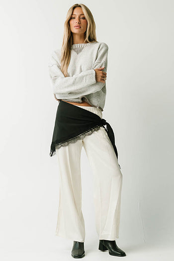 Shantel Two Tone Marled Sweater
