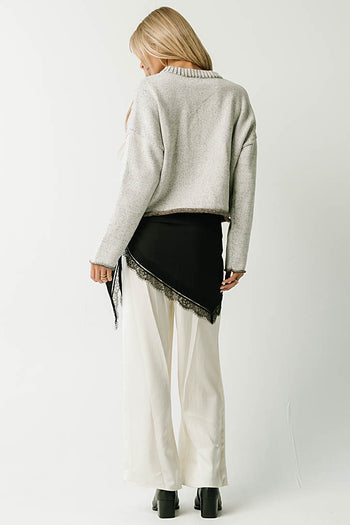 Shantel Two Tone Marled Sweater