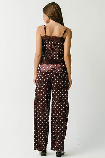 Delphine Polka Dot Lace Top