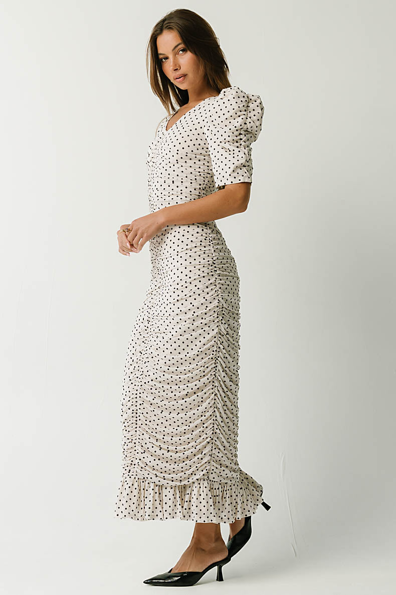 Marina Ruched Maxi Dress