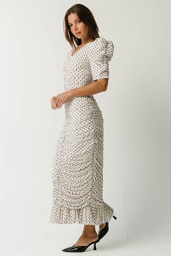 Marina Ruched Maxi Dress