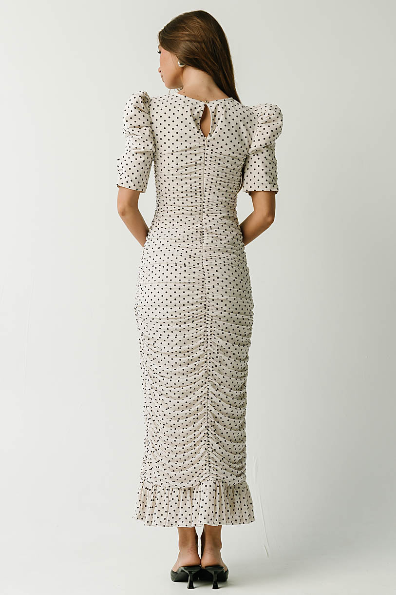 Marina Ruched Maxi Dress