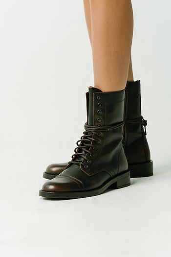 Steve Madden Yukon Combat Lace-Up Boots