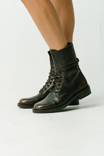 Steve Madden Yukon Combat Lace-Up Boots