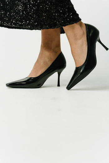 Steve Madden Hexx Stiletto Pump in Black